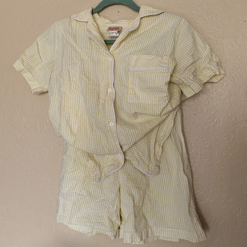 Vintage Vermont Country Store Seersucker Short pjs
